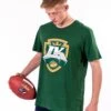 Leipzig Kings Iconic T-Shirt -Sports football 1 Merchandise 2023 Cropped Green LKG Logo Marcel Men T Shirt