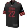 Berlin Thunder Authentic Game Jersey 2022 -Sports football BT Authentic Jersey 22 front