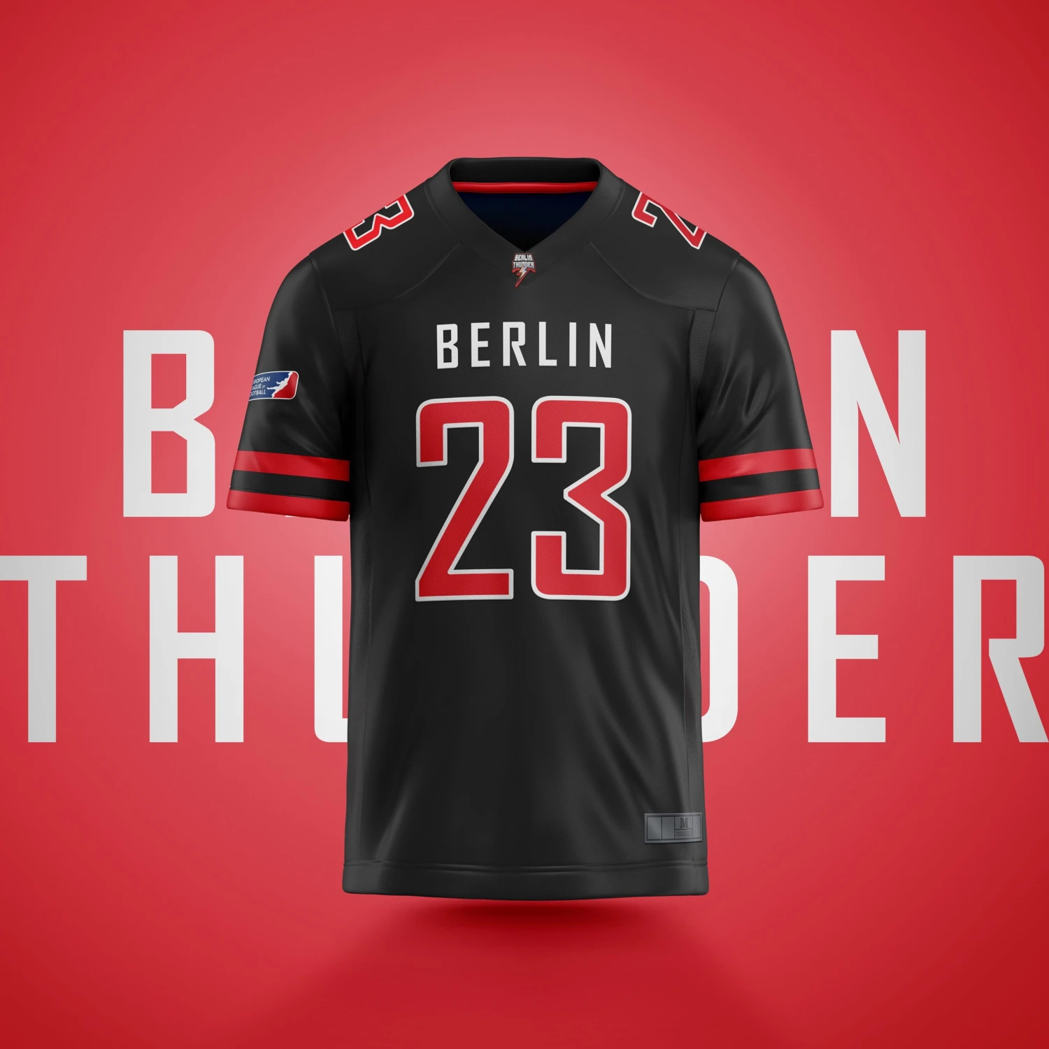Berlin Thunder Authentic Game Jersey 3 Berlin Thunder Authentic Game Jersey
