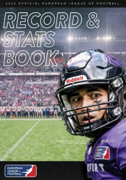 2022 Official European League Of Football Record & Stats E-Book