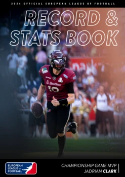 2024 Official European League Of Football Record & Stats E-Book