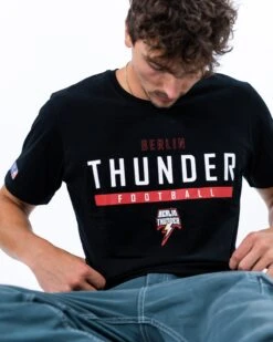 Berlin Thunder Identity T-Shirt -Sports football Black BTH Identity T Shirt 4 min
