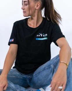 Munich Ravens Essential T-Shirt -Sports football Black Essential MUC T Shirt 4 min