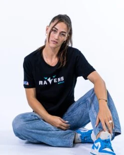 Munich Ravens Iconic T-Shirt -Sports football Black Iconic MUC T Shirt 3 min