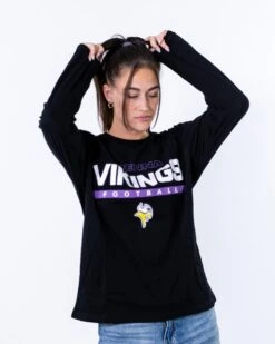 Vienna Vikings Identity Longsleeve -Sports football Black Identity Longsleeve VIK min