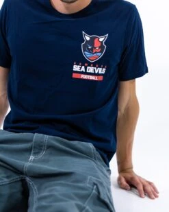 Hamburg Sea Devils Essential T-Shirt -Sports football Essential HSD Navy T Shirt 4 min