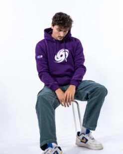 Frankfurt Galaxy Iconic Hoodie -Sports football FGY Hoodie Iconic Purple 3 min
