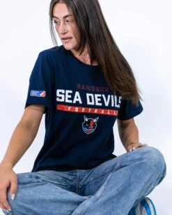 Hamburg Sea Devils Identity T-Shirt 8 Hamburg Sea Devils Identity T-Shirt -Sports football HSD Identity Navy T Shirt 4 min