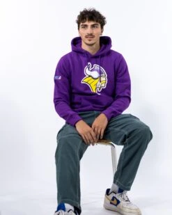 Vienna Vikings Iconic Hoodie -Sports football Hoodie Iconic Purple VIK 3 min