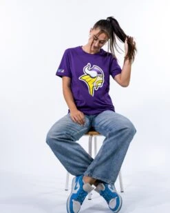 Vienna Vikings Iconic T-Shirt -Sports football Iconic Purple T Shirt VIK 3 min