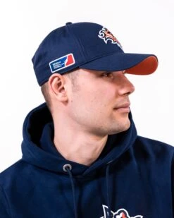 Prague Lions Basecap -Sports football Merchandise 2023 4067817000100 Blue Chris Men OneSize PRG Side