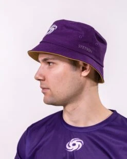Frankfurt Galaxy Bucket Hat -Sports football Merchandise 2023 4067817000322 Chris FGY Men OneSize Purple Side Stetson