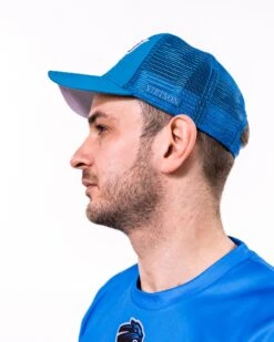 Wroclaw Panthers Trucker -Sports football Merchandise 2023 Aron Blue Men OneSize Side TruckerCap WPA