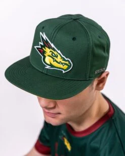 Barcelona Dragons Snapback Cap -Sports football Merchandise 2023 BDR Chris Detail Green Men OneSize 4067817000179