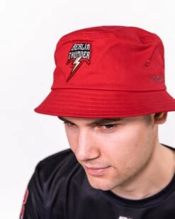 Berlin Thunder Bucket Hat -Sports football Merchandise 2023 BTH 4067817000230 Chris Detail Men OneSize Red