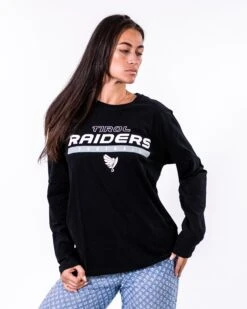 Raiders Tirol Identity Longsleeve -Sports football Merchandise 2023 BalkenFootball Black Cropped Eleni Longsleeve RAI Women