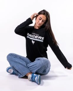 Raiders Tirol Identity Longsleeve -Sports football Merchandise 2023 BalkenFootball Black Eleni FullBody Longsleeve RAI Women