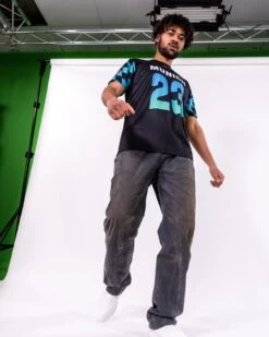 Munich Ravens Fan Jersey -Sports football Merchandise 2023 Black Blue FullBody Jersey Men MUC SizeL Yannik ecb4ad83 31f0 47e7 8e02 44ffe4fbd1ff