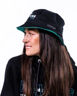 Munich Ravens Bucket Hat -Sports football Merchandise 2023 Black BucketHat Eleni MUC OneSize Side Women