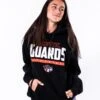 Helvetic Guards Identity Hoodie -Sports football Merchandise 2023 Black Cropped Eleni Hoodie HVG Logogross Women