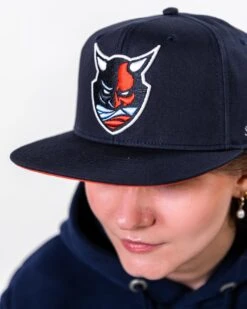 Hamburg Sea Devils Snapback Cap -Sports football Merchandise 2023 Blue Detail HSD Lexi OneSize Snapback Women