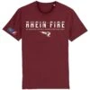 Rhein Fire Sideline T-Shirt 2022 -Sports football RF T M4 burgundy