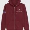 Rhein Fire Territory Zipper -Sports football RF Z BURGUNDY M6