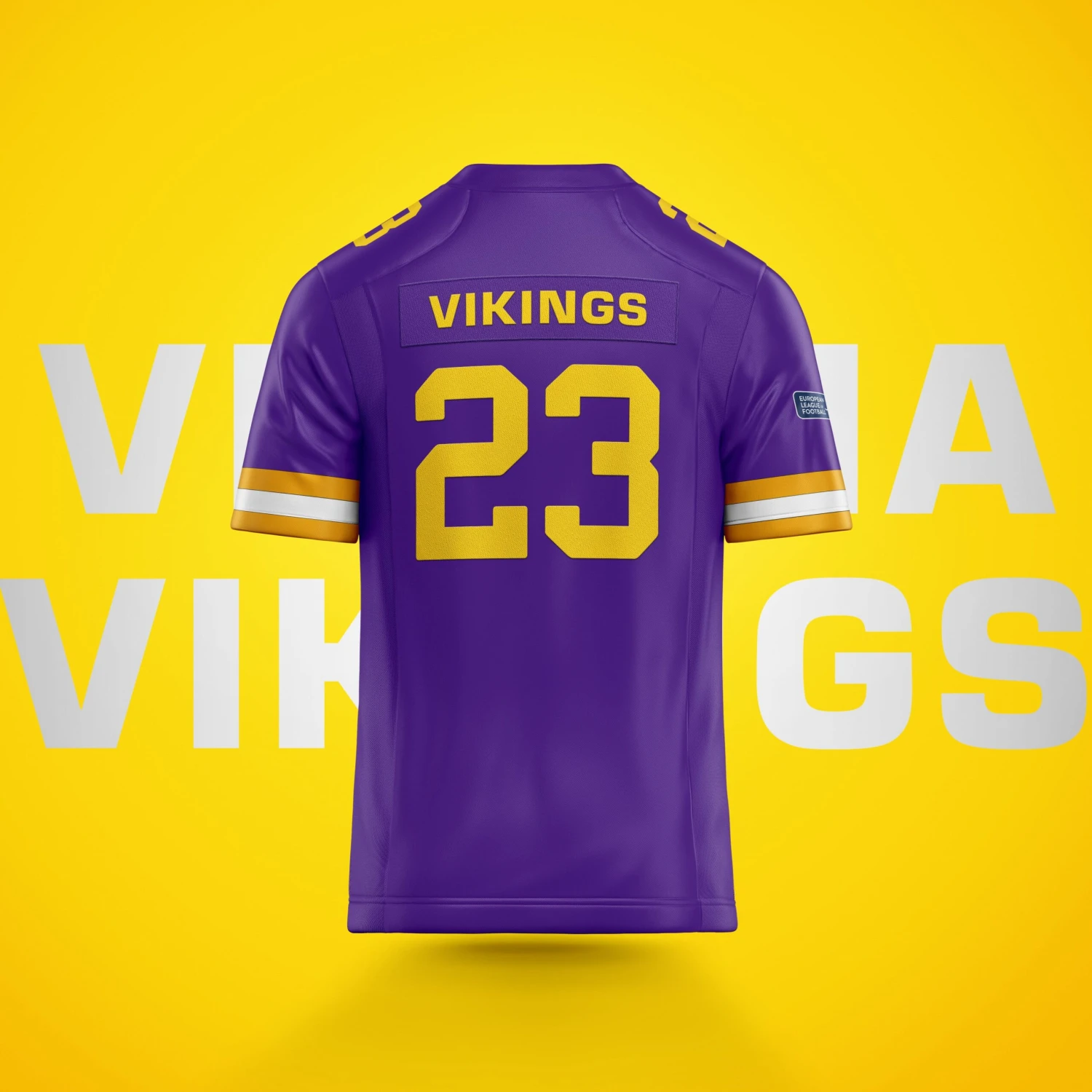 Vienna Vikings Authentic Game Jersey 4 Vienna Vikings Authentic Game Jersey - Image 2