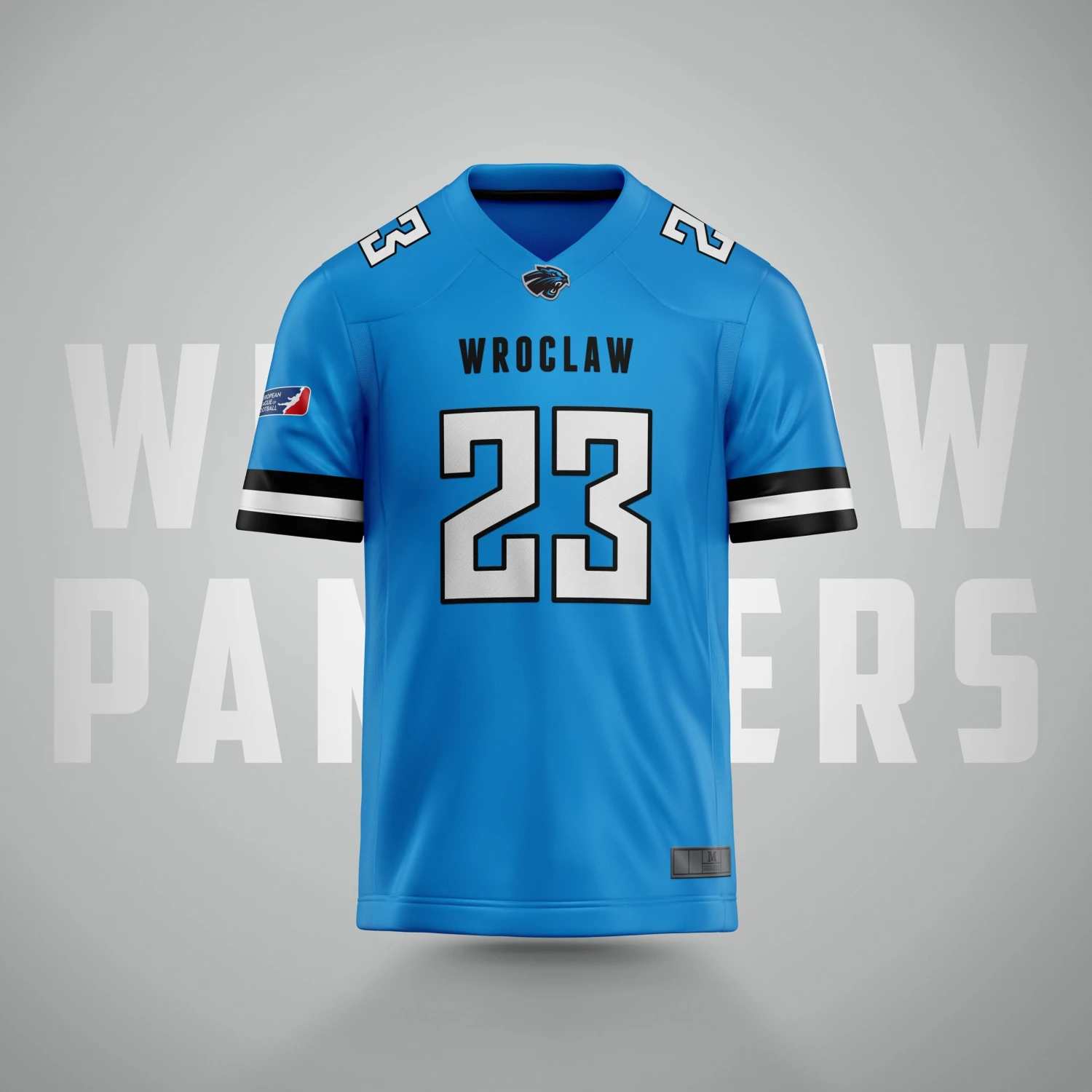 Wroclaw Panthers Authentic Game Jersey 3 Wroclaw Panthers Authentic Game Jersey